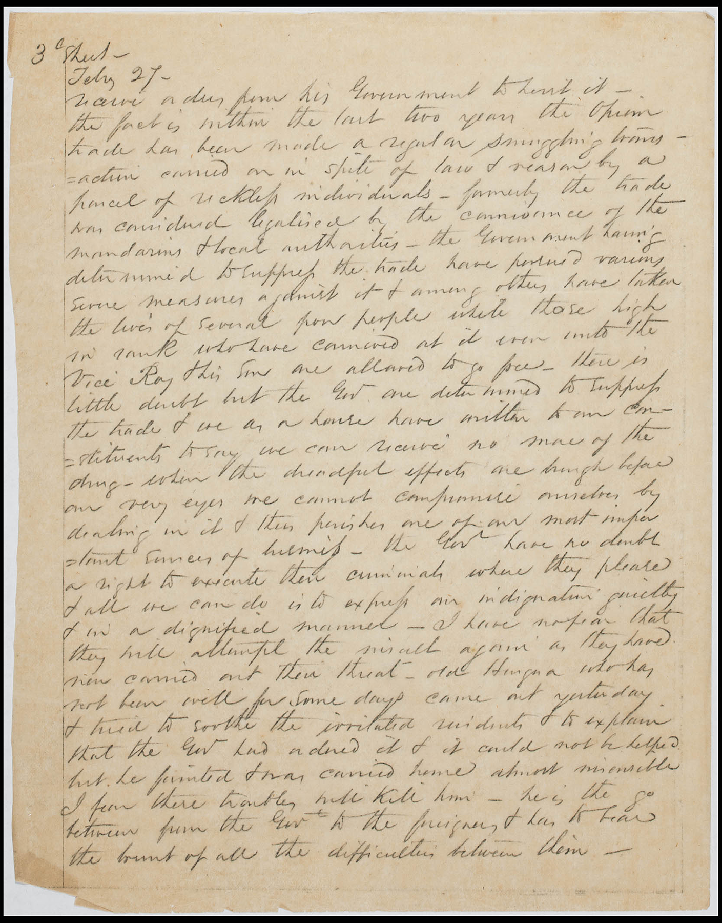 cursive handwriting on aged paper