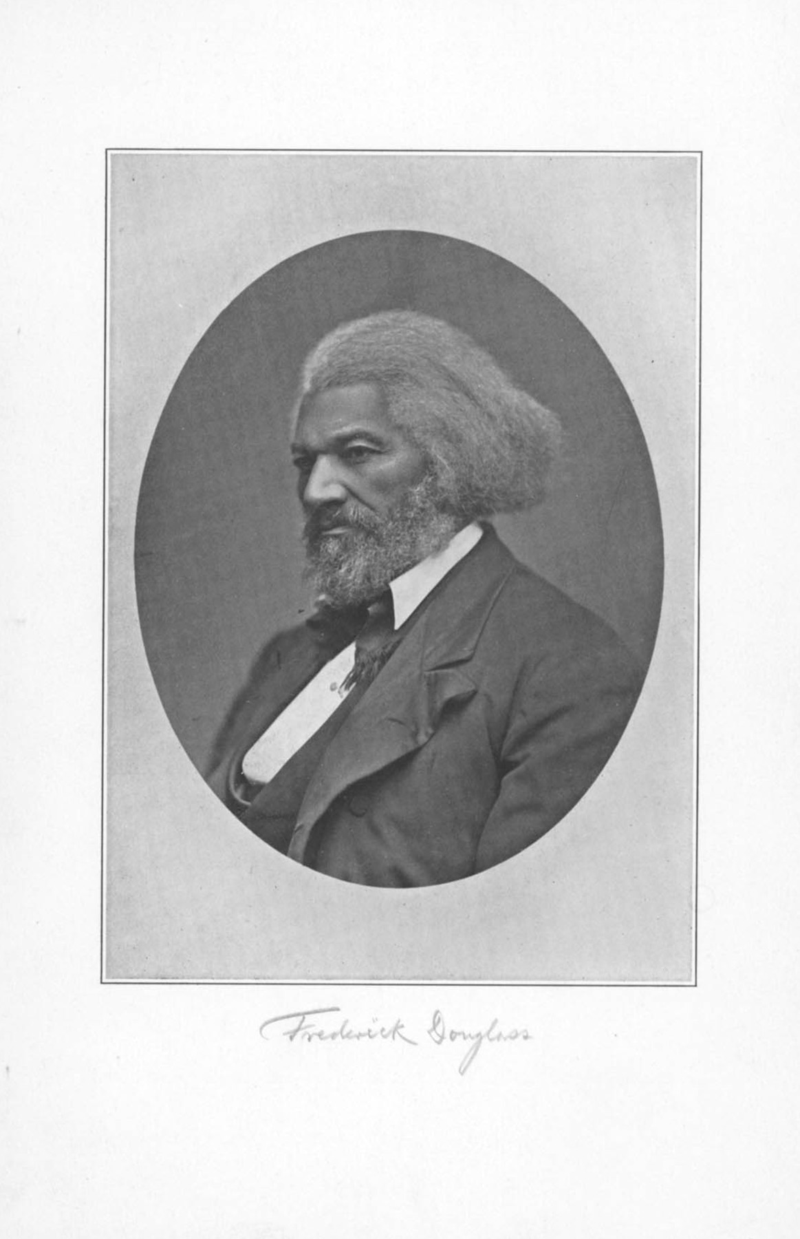 A black and white portrait of a African American man wearing a suit.