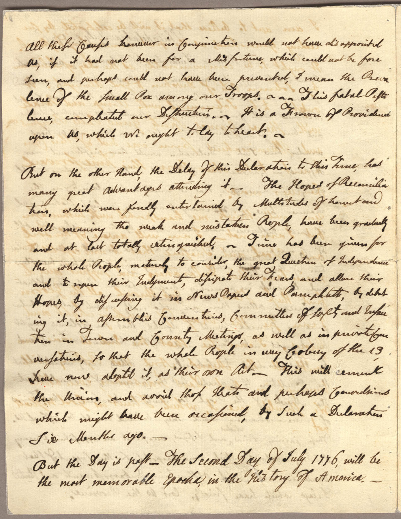 A letter written in cursive handwriting on yellowing paper.