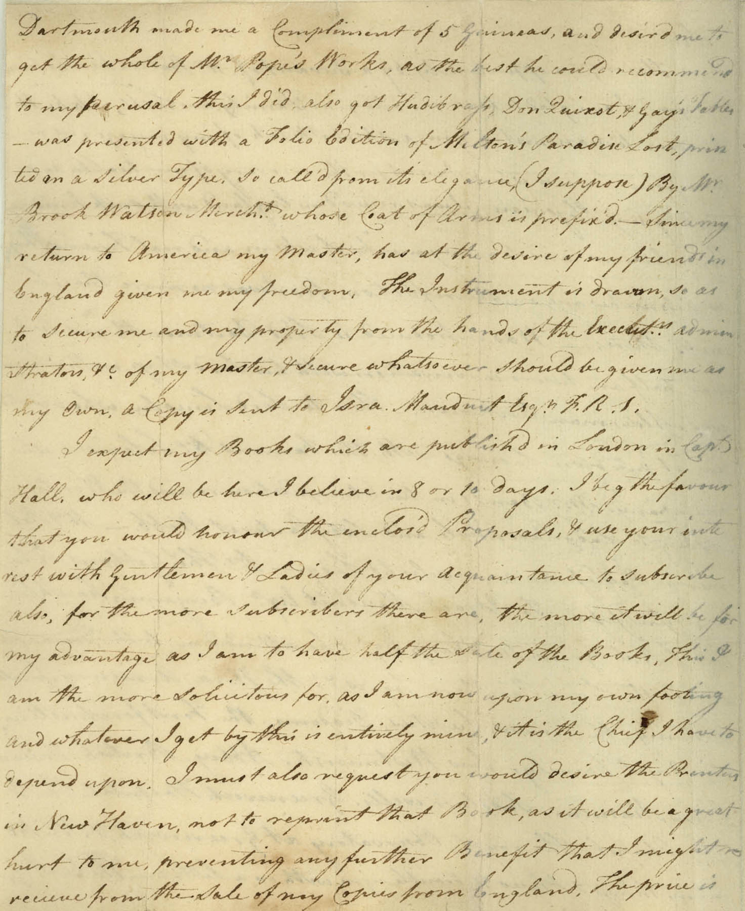 cursive handwriting on yellowed paper