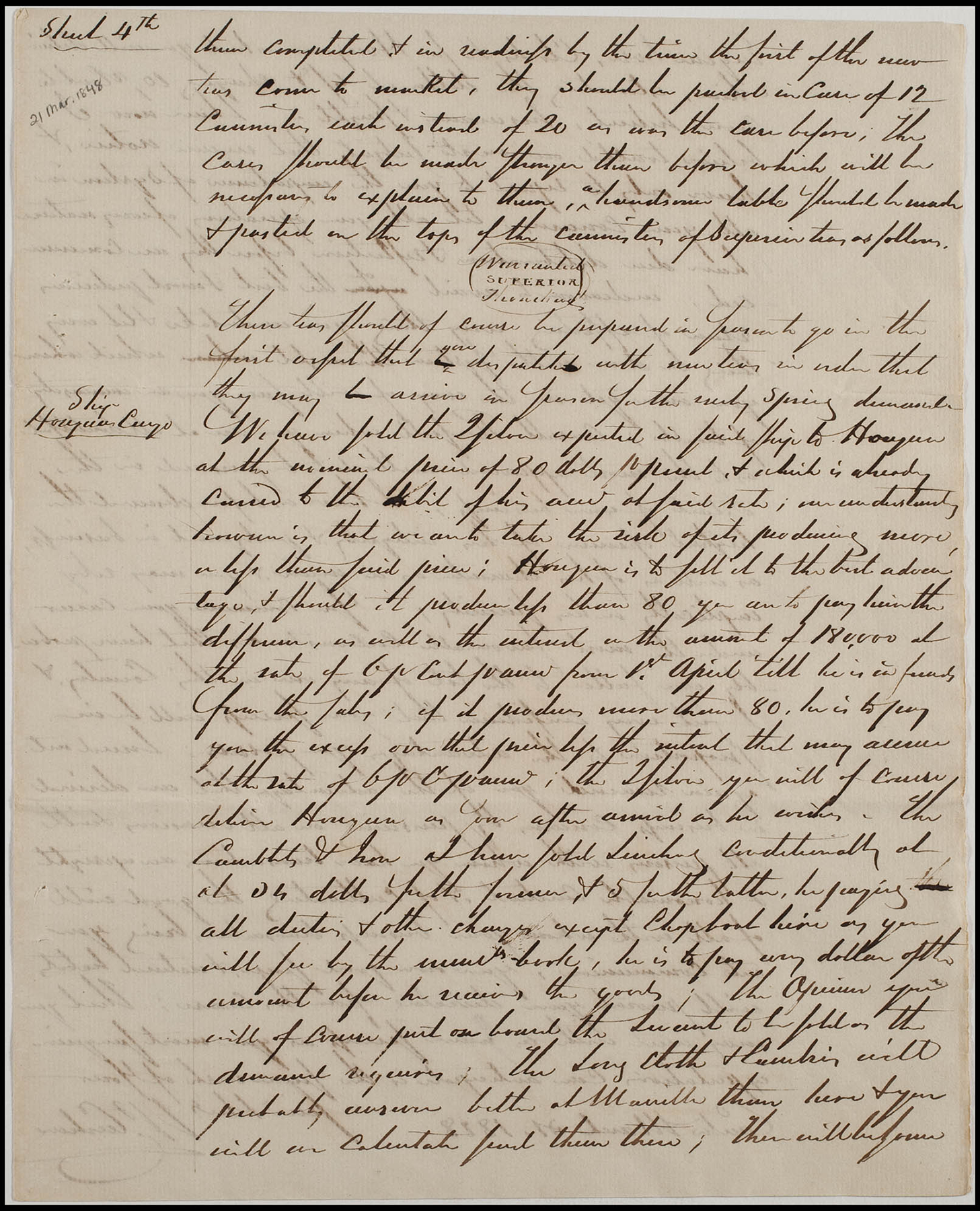 cursive handwriting on aged paper